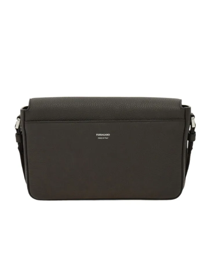 Double Gancini Messenger Bag