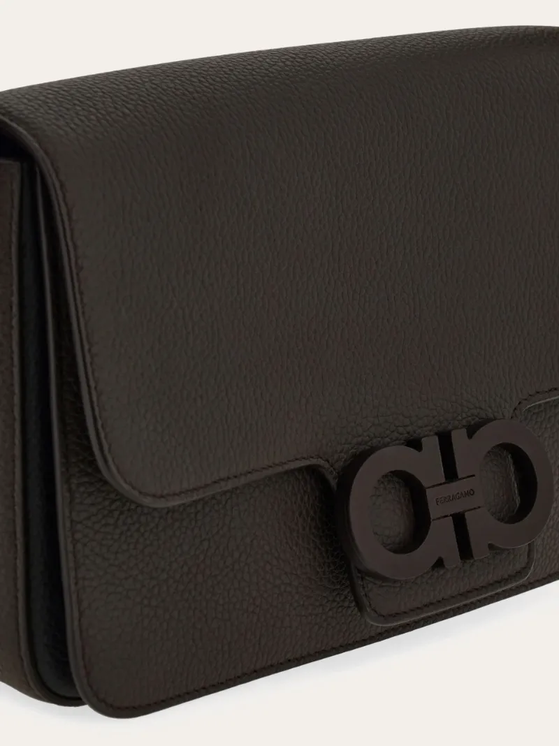 Double Gancini Messenger Bag