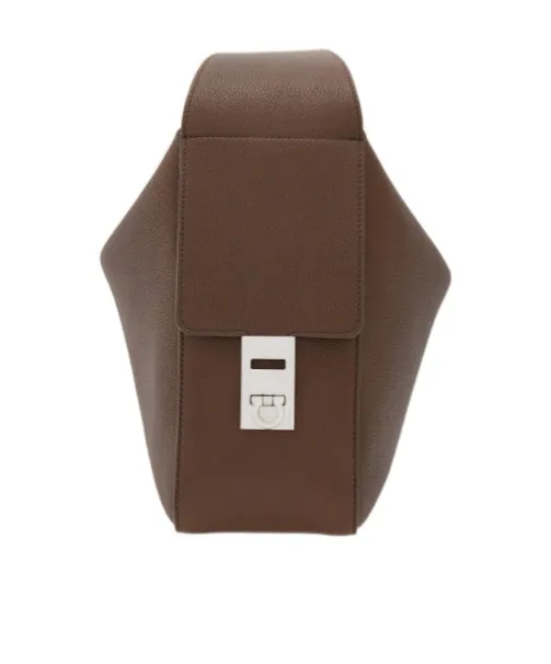 Messenger Bag With Gancini Buckles