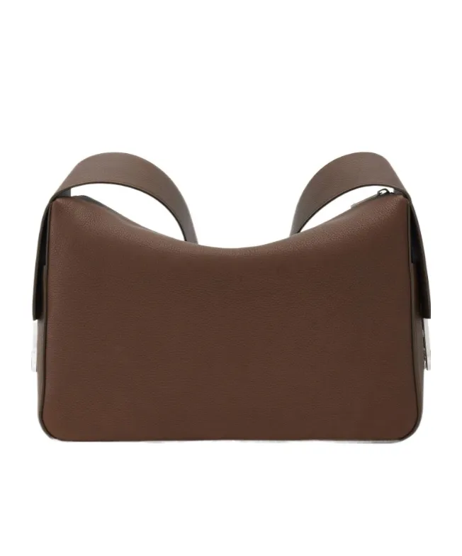 Messenger Bag With Gancini Buckles