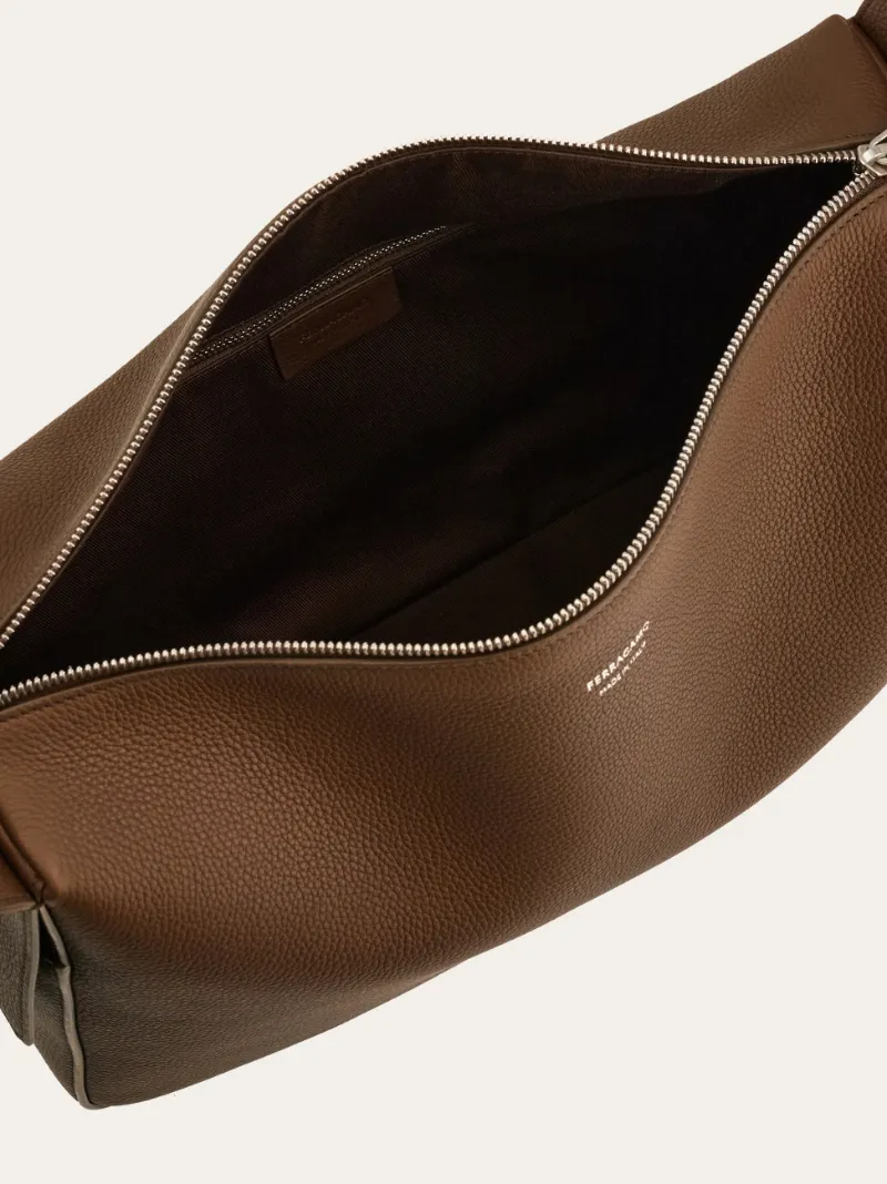 Messenger Bag With Gancini Buckles