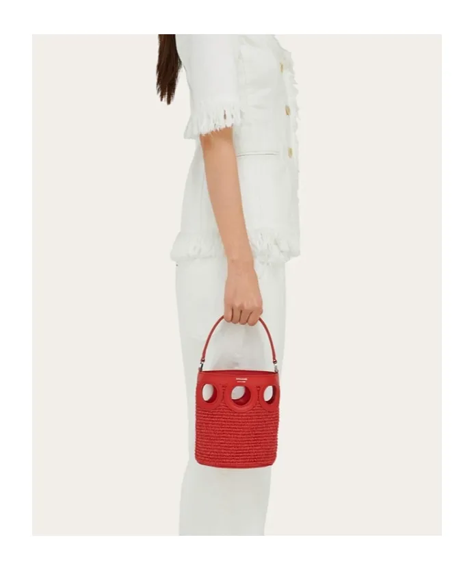 Gancini Outline Bucket Bag