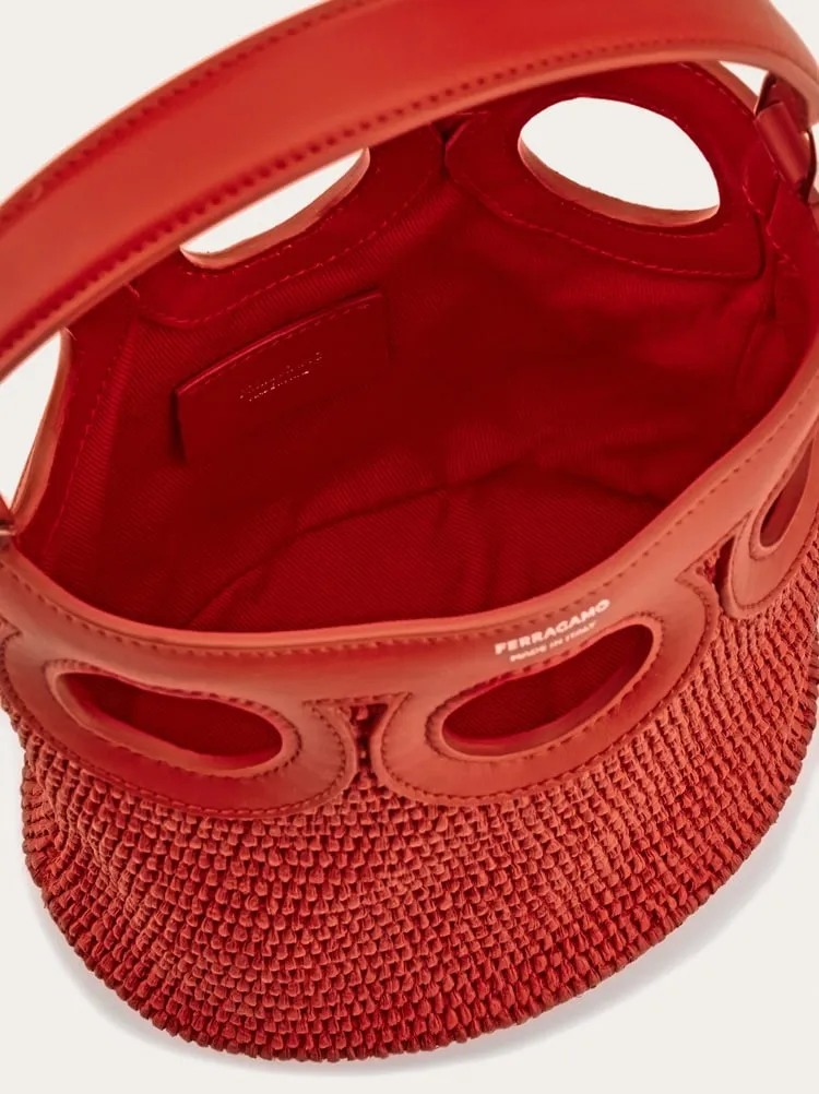 Gancini Outline Bucket Bag