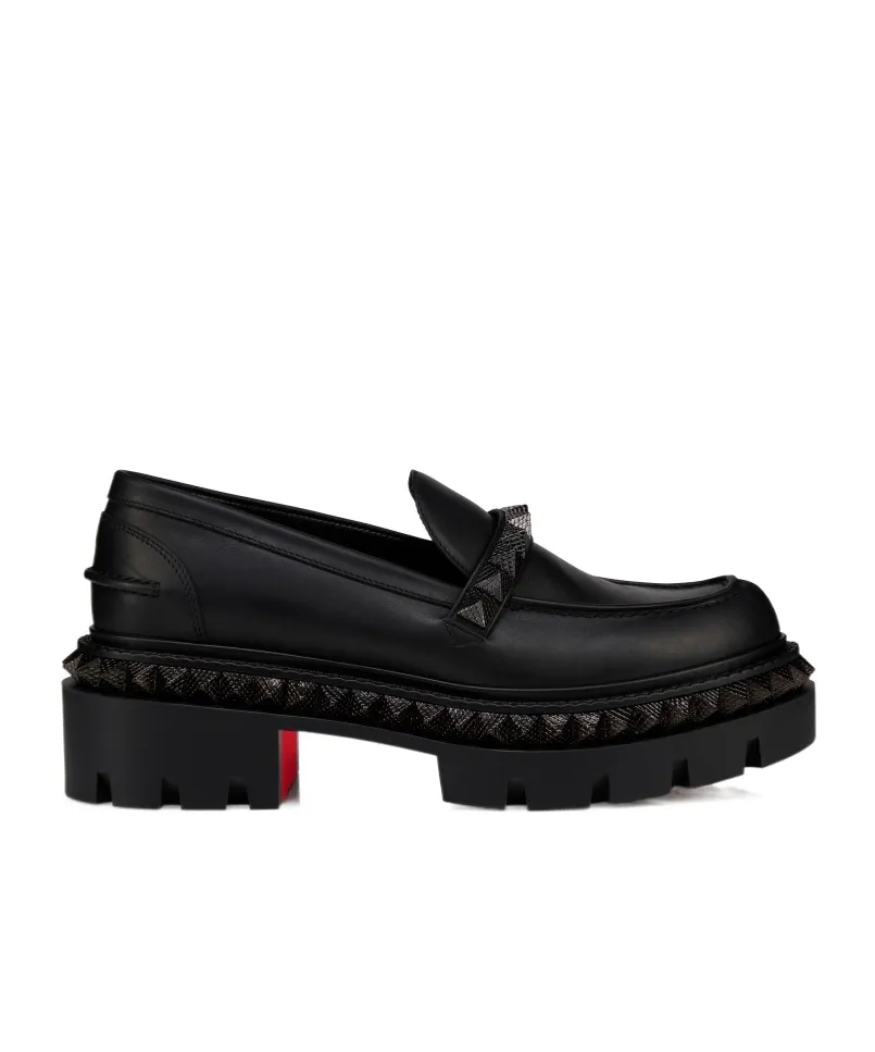 50Mm Studded Platform Loafers