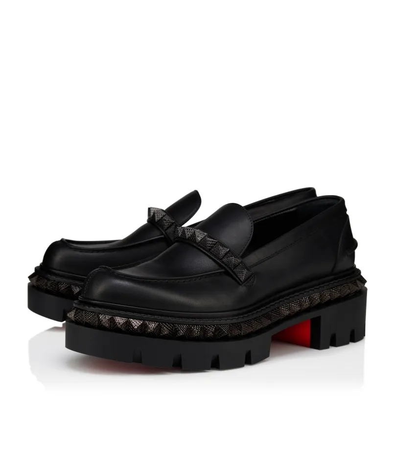 50Mm Studded Platform Loafers