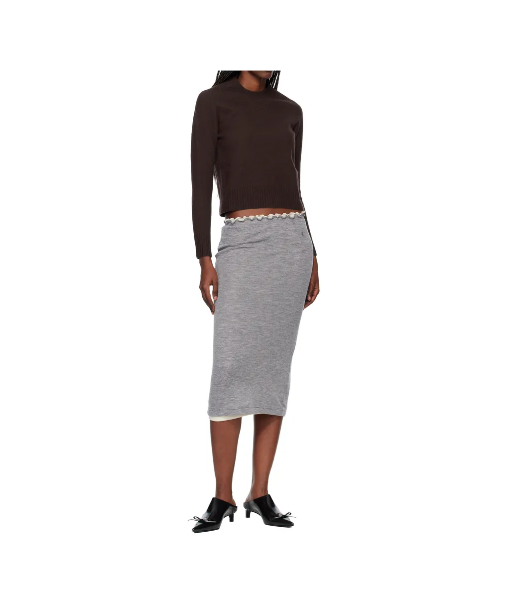 Lightweight Wool Crew Neck Sweater