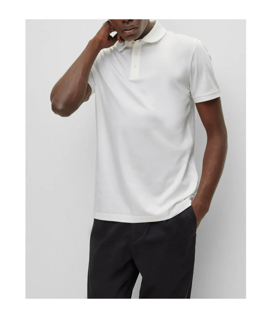Short-Sleeve Fitted Polo Shirt