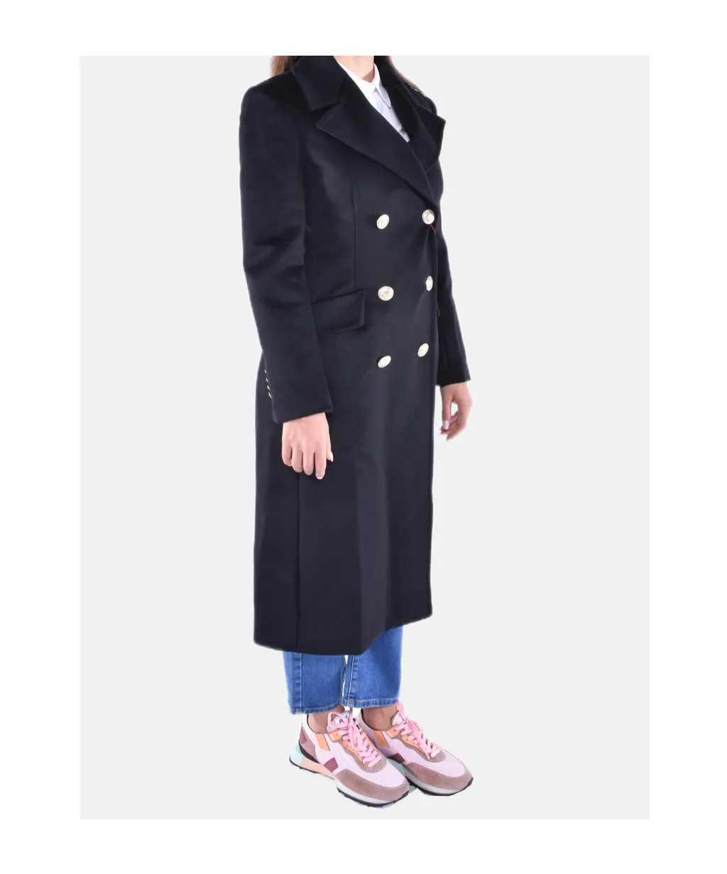 Max Mara Studio Double-Breasted Long-Sleeved Coat