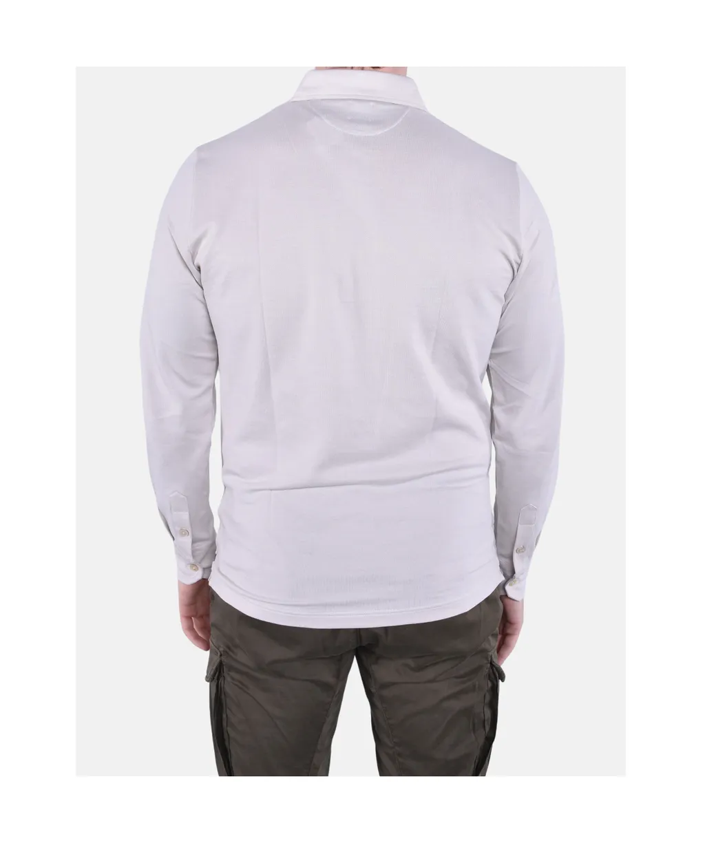 Eleventy Long-Sleeve Polo Shirt