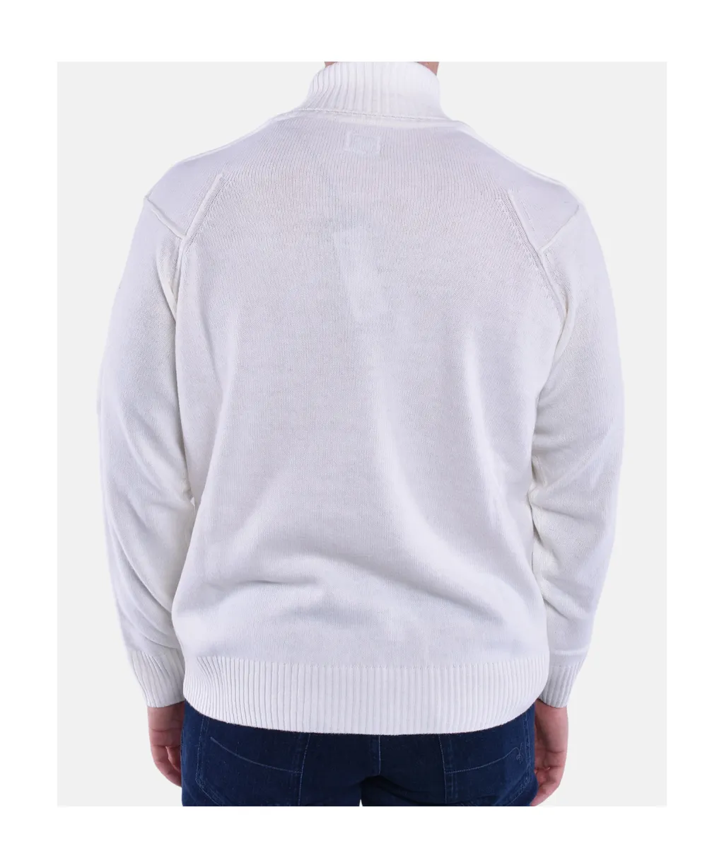 Logo Badge High Neck Jumper