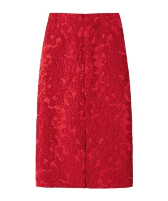 Floral-Pattern Skirt