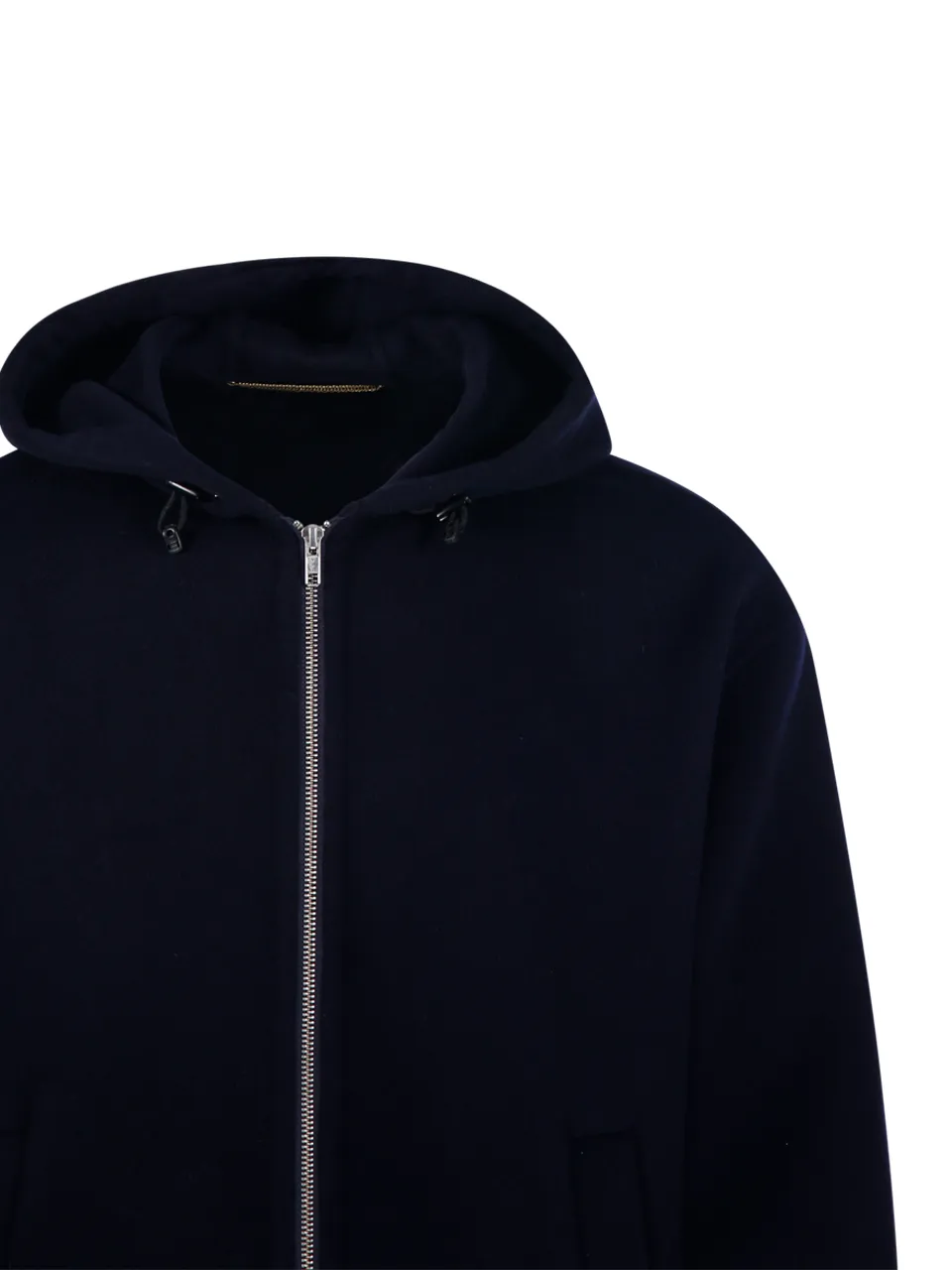 Zip-Up Drawstring Hoodie