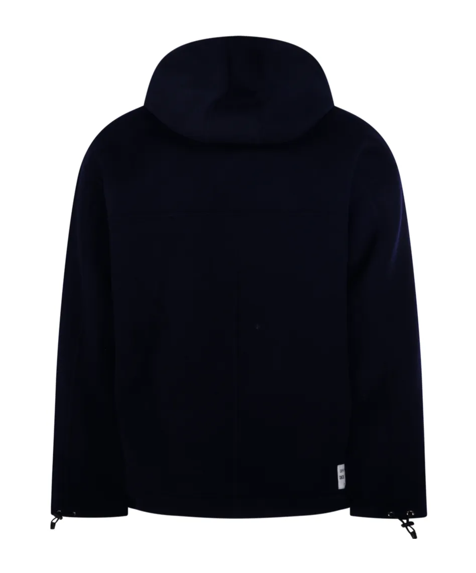 Zip-Up Drawstring Hoodie
