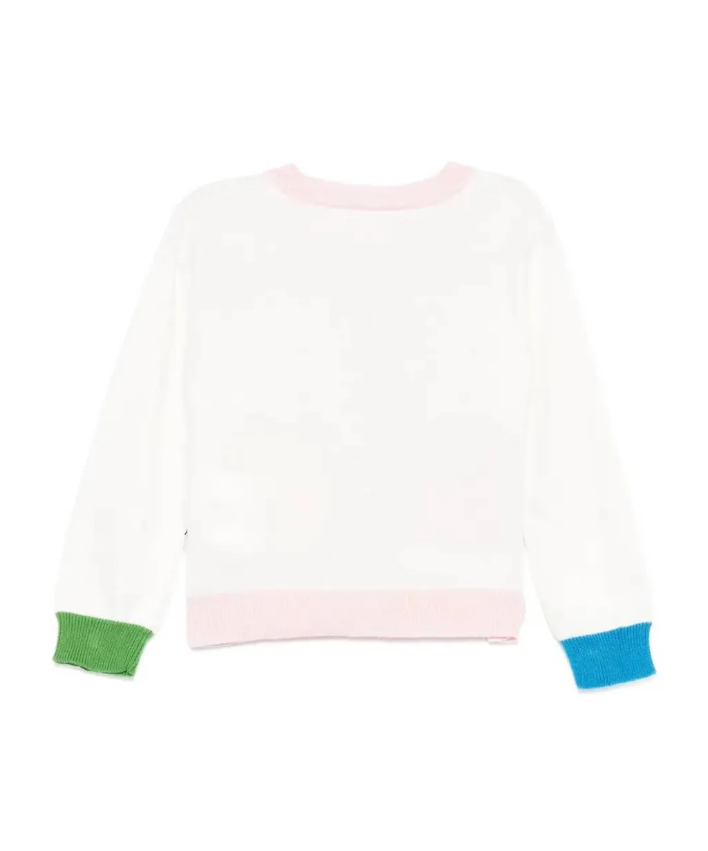Stella Mccartney Kids Happy-Faces Crewneck Cardigan