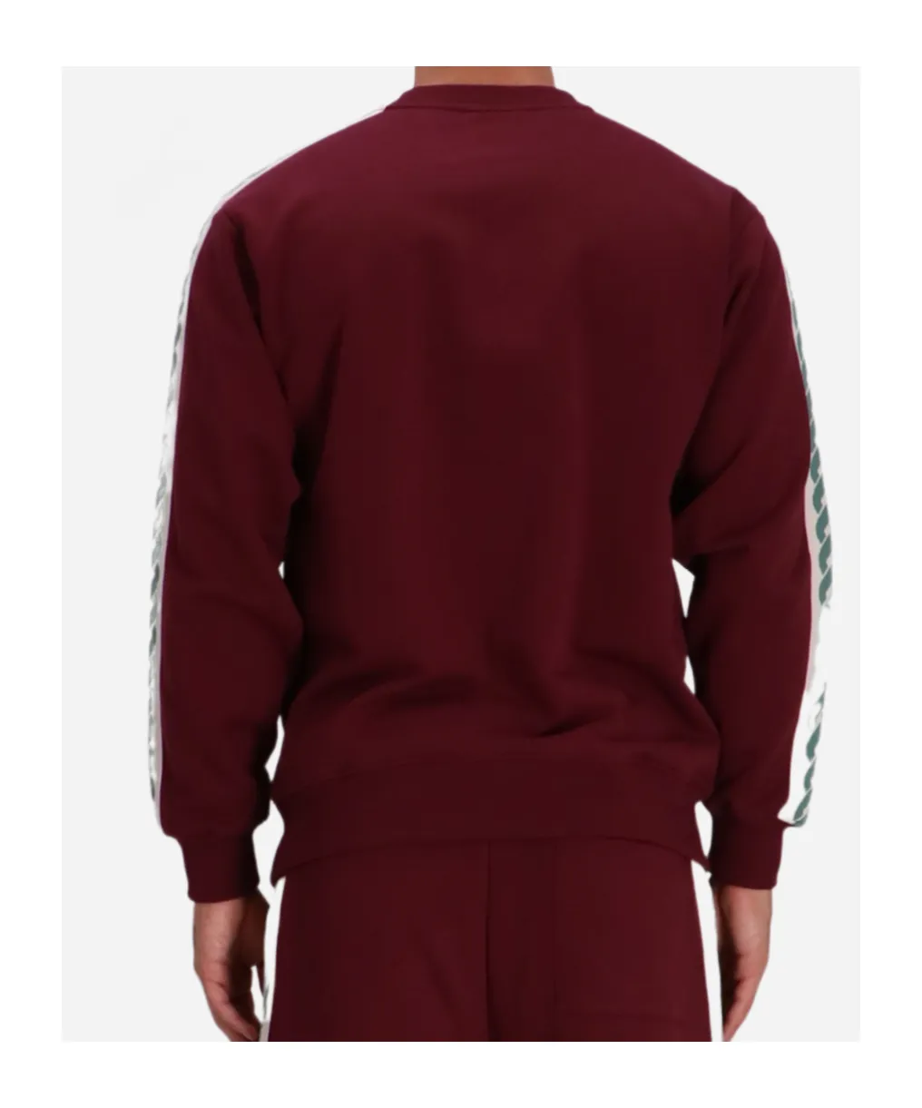 Tape-Detail Cotton Sweatshirt