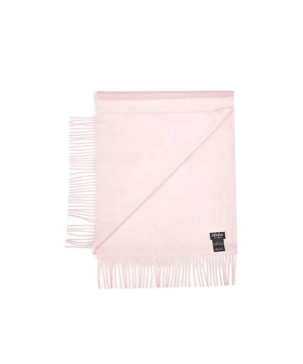 Zegna Fringed Knitted Scarf