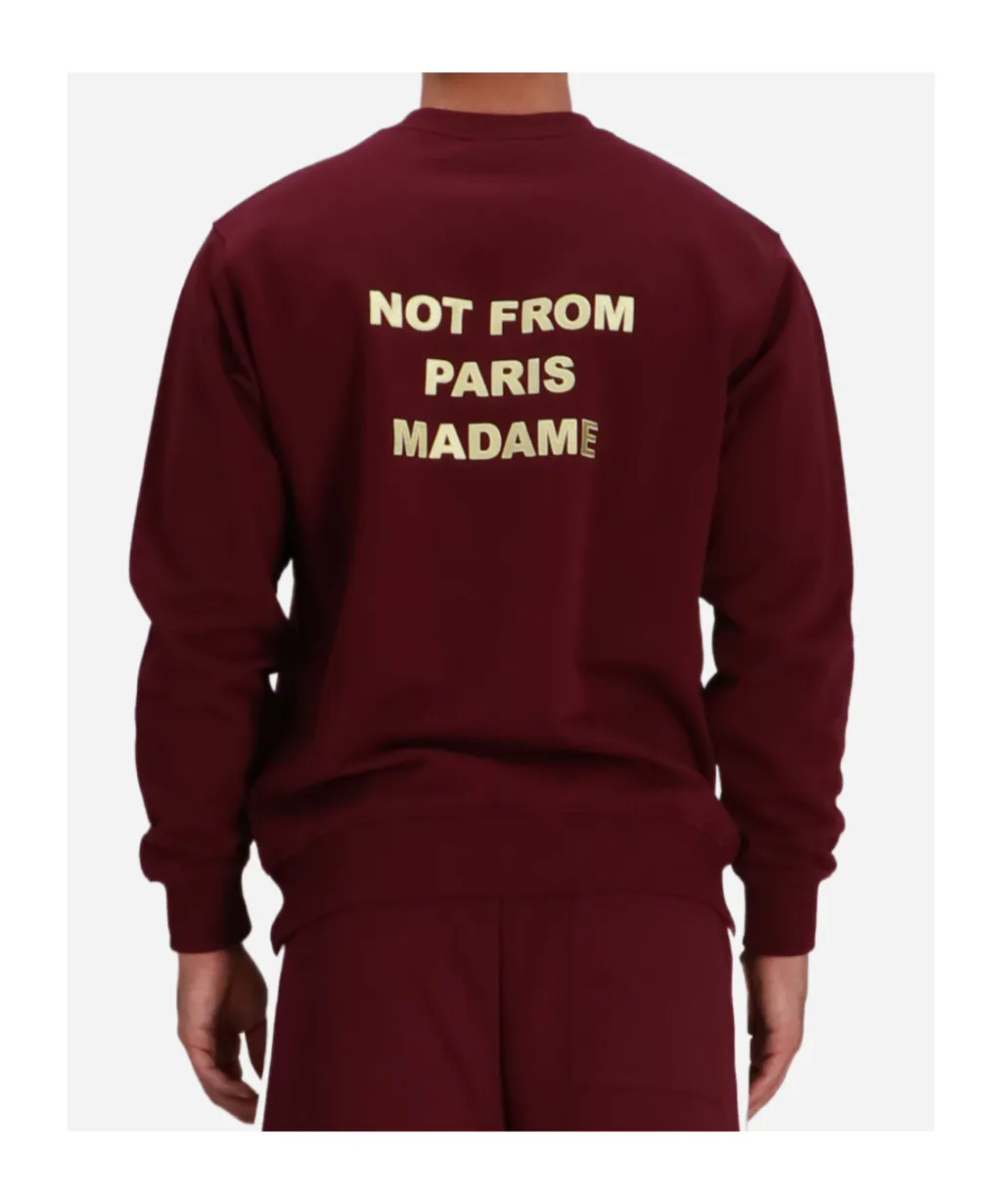 DrÔLe De Monsieur Le Sweatshirt Slogan Sweatshirt