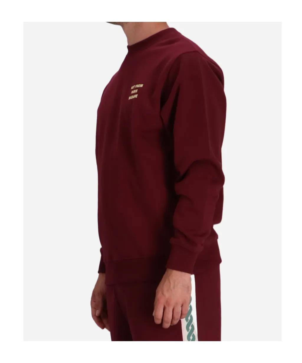 DrÔLe De Monsieur Le Sweatshirt Slogan Sweatshirt