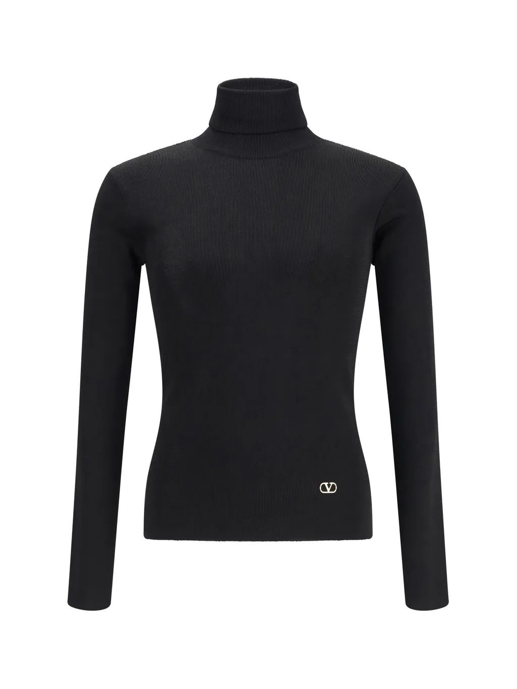 Valentino Turtleneck Long-Sleeve Knit Sweater