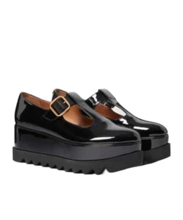 Stella Mccartney Elyse T-Bar Platform Mary Janes