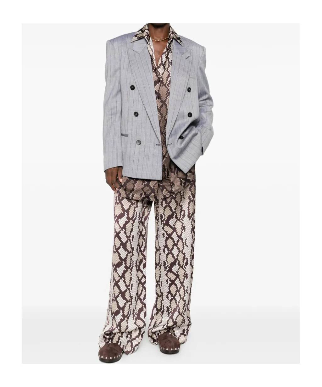 Long-Sleeved Suit Jacket