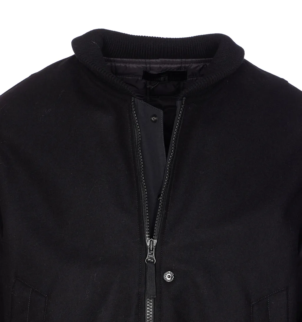 Stone Island Logo Patch Zip-Up Jacket