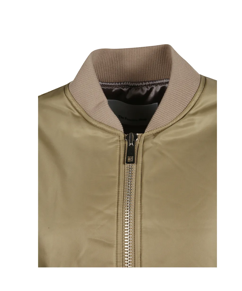 Long-Sleeved Bomber Jacket