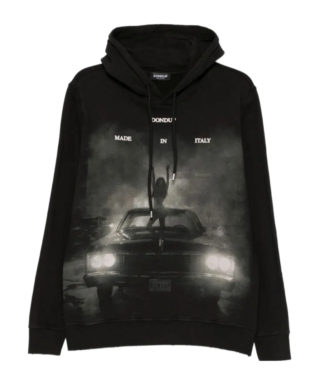 Dondup Printed Oversized Hoodie