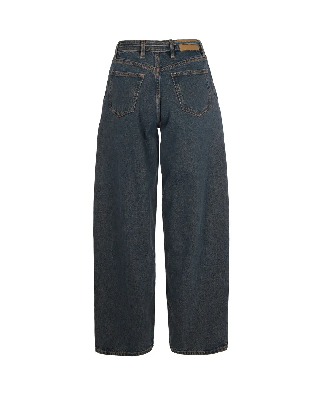 Denim Trousers With Belt Loops