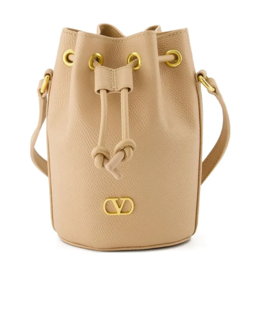 Valentino	Vlogo Signature Drawstring Bucket Bag