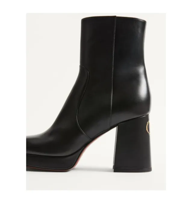 Fawcette Platform Ankle Boot In Calfskin 90Mm