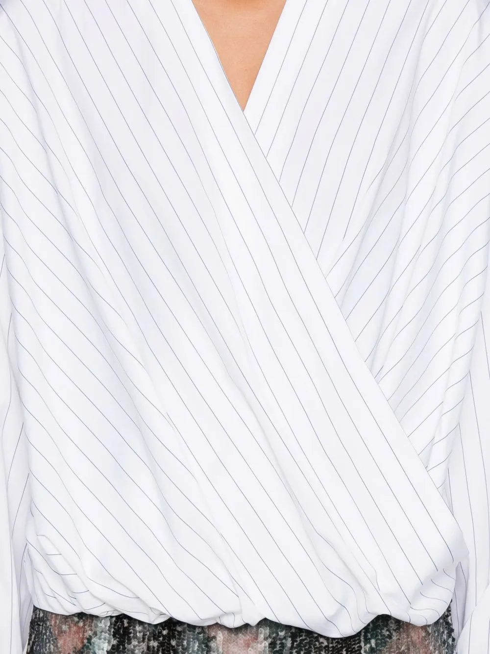 Asymmetrical Striped Shirt