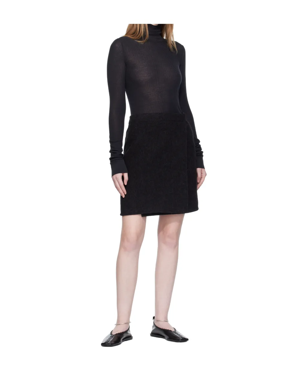 Lemaire Wrap Fastened Short Skirt