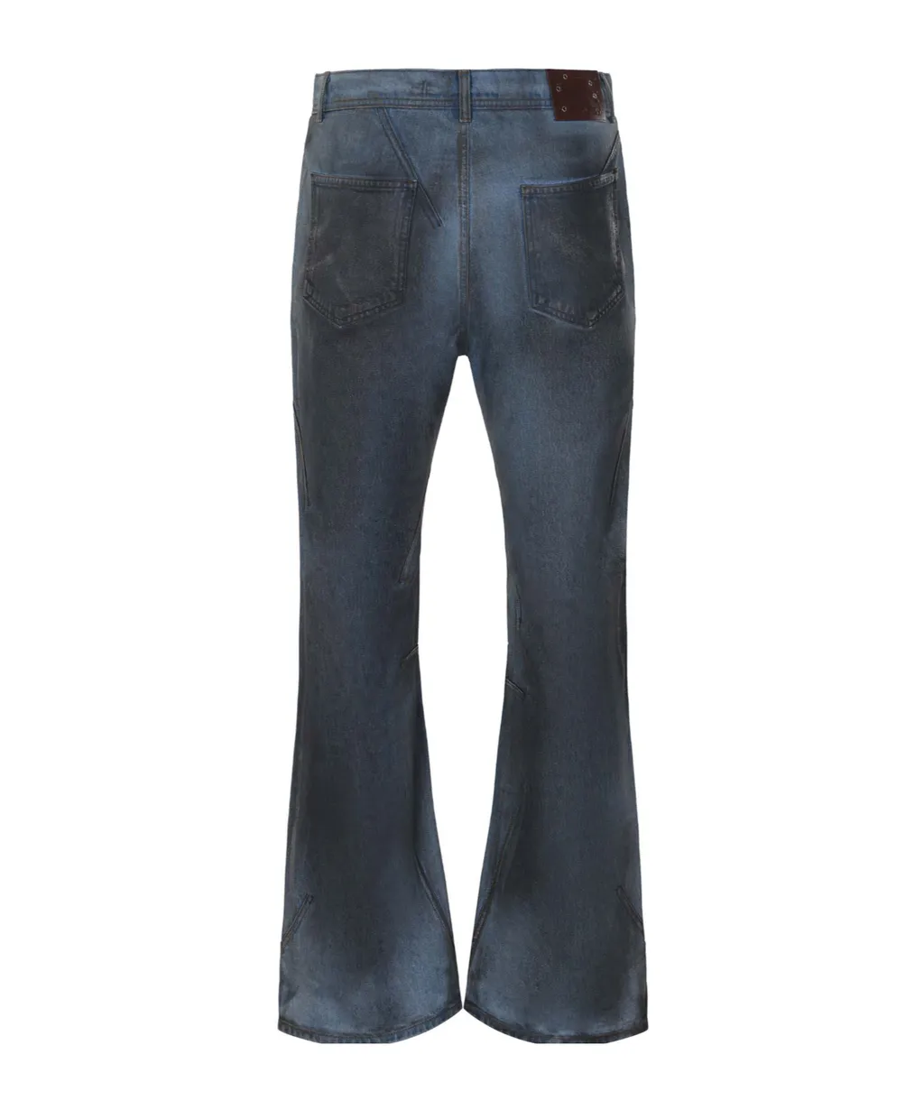 Washed-Effect Jeans