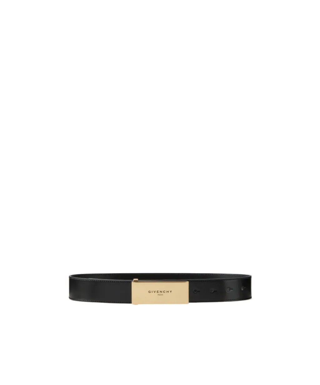 Givenchy Paris Signature Label Buckle Belt