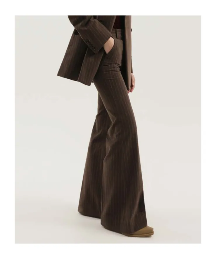1989 Studio Pinstriped Flared Pants