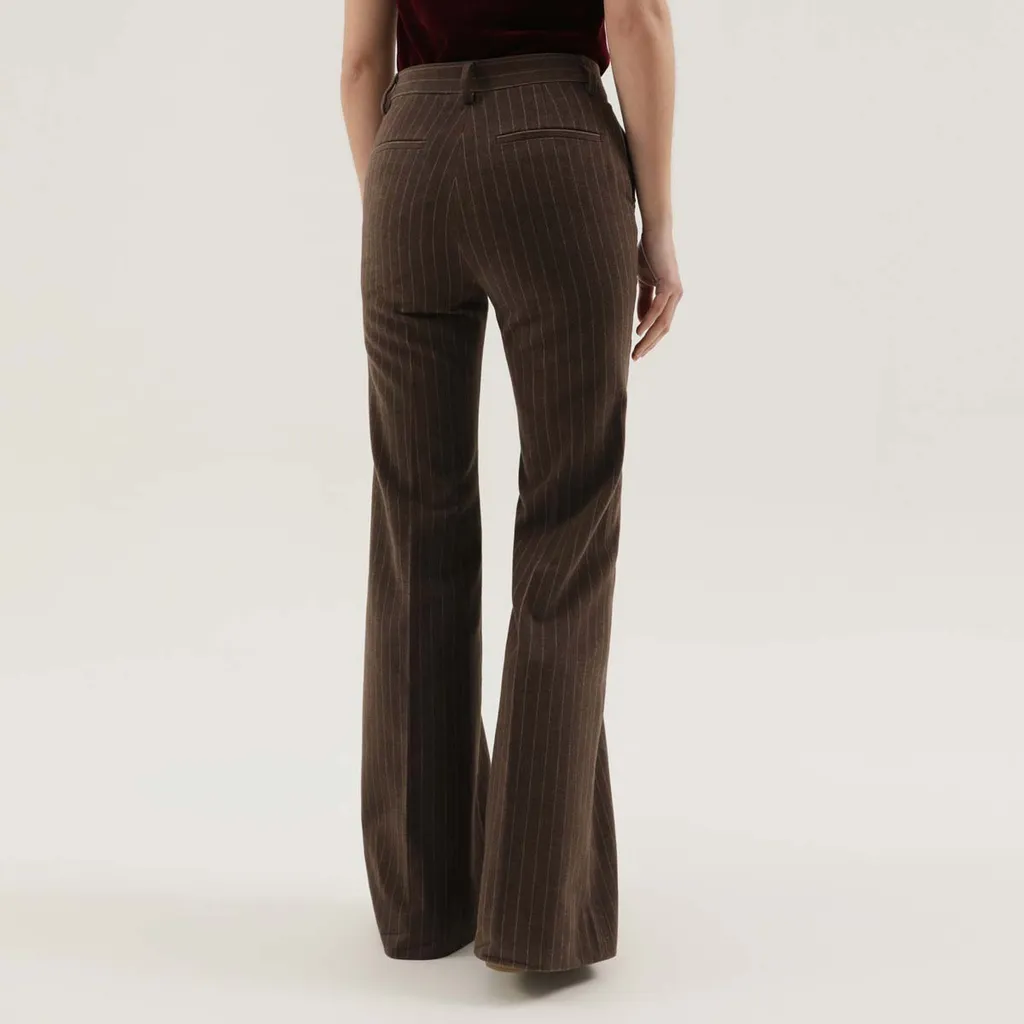 1989 Studio Pinstriped Flared Pants