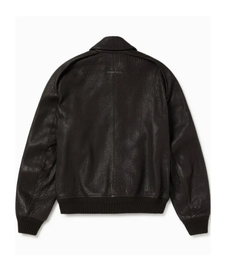 Leather Zipped Jacket