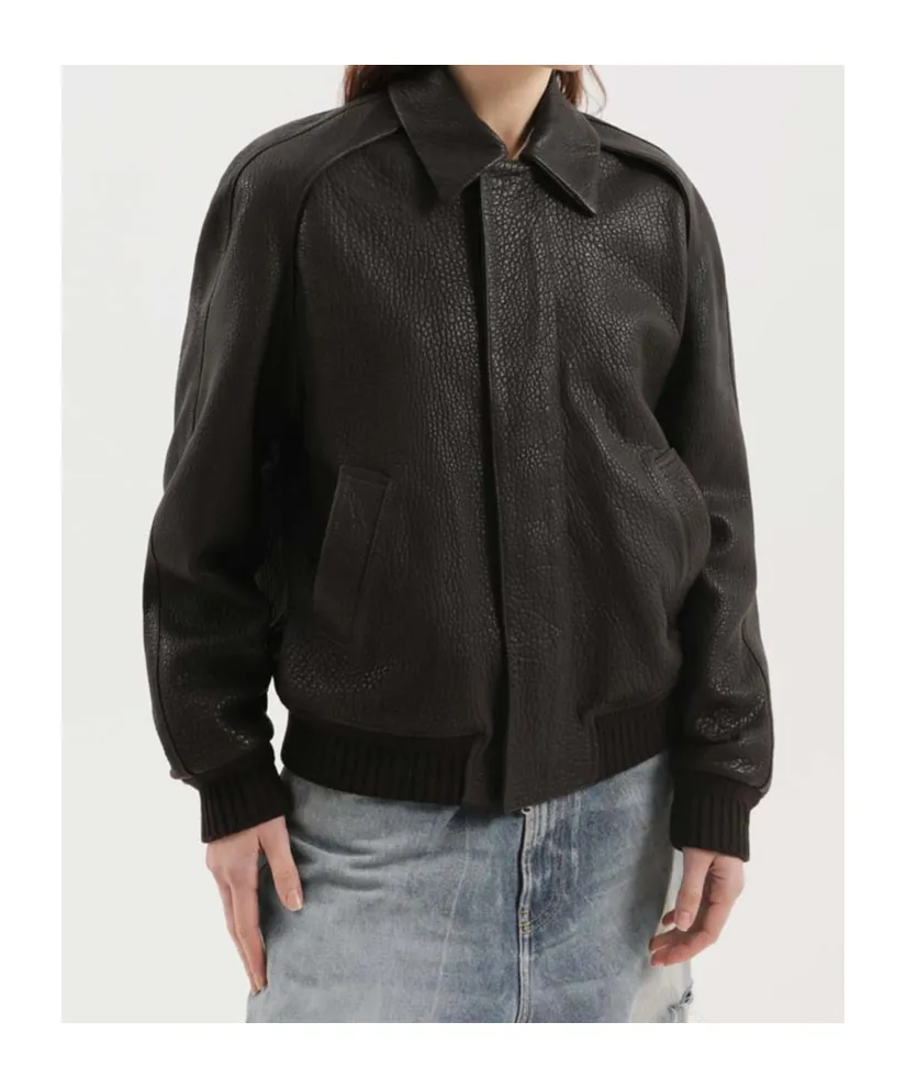 Leather Zipped Jacket