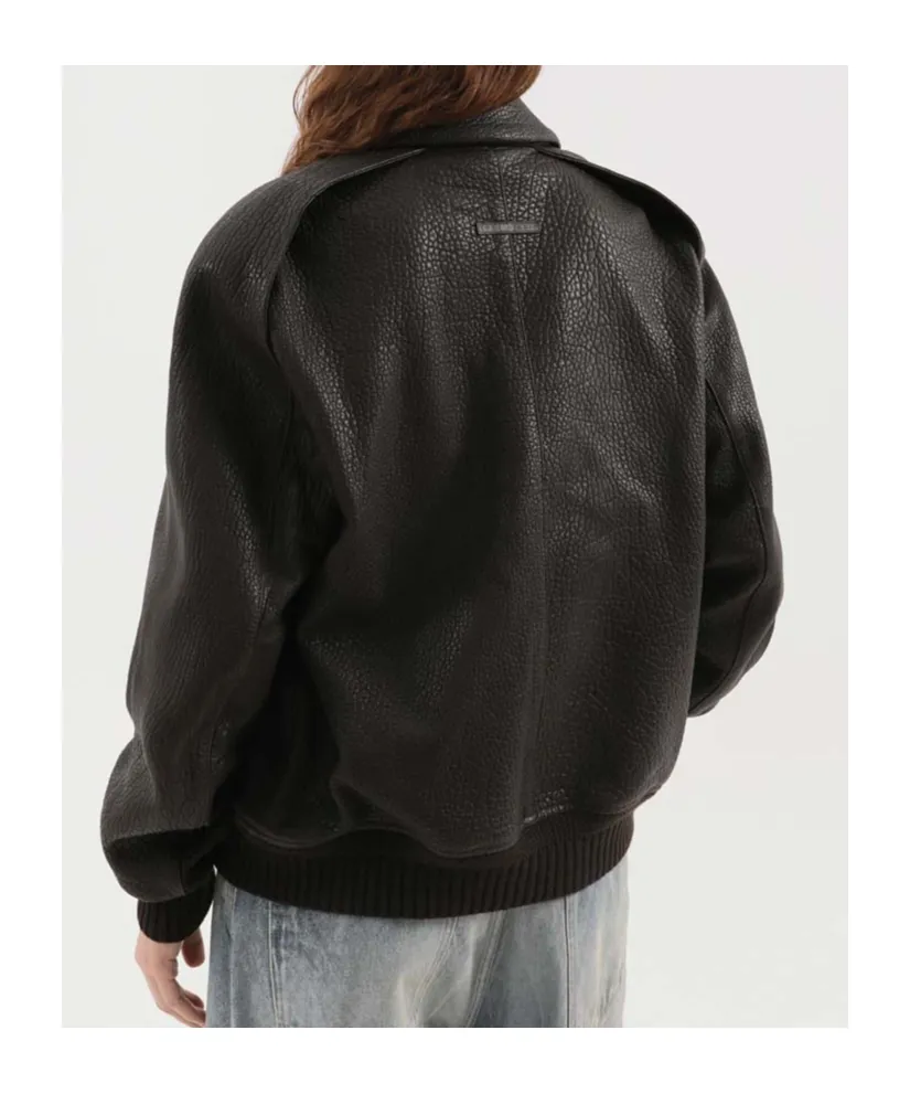 Leather Zipped Jacket
