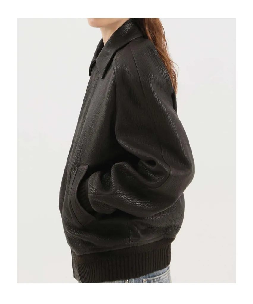 Leather Zipped Jacket