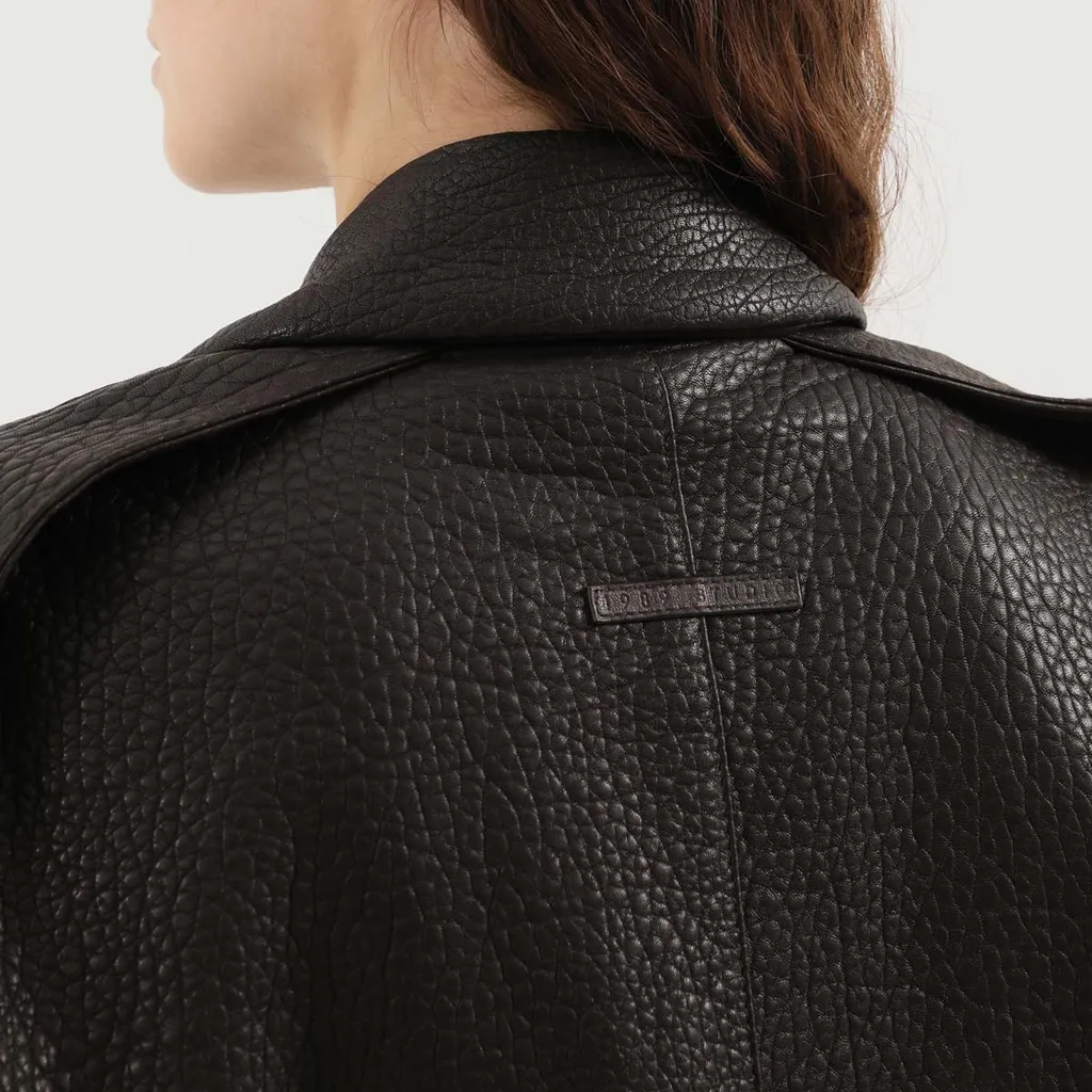 Leather Zipped Jacket