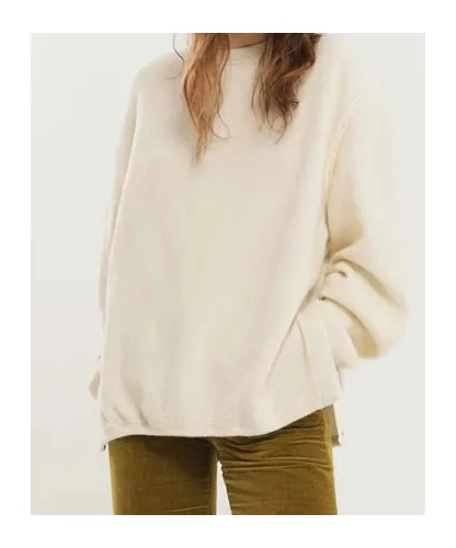 Crew-Neck Press-Button Sweatshirt