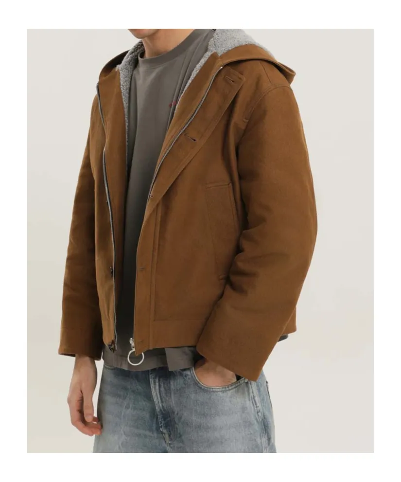 Cropped Hooded Jacket