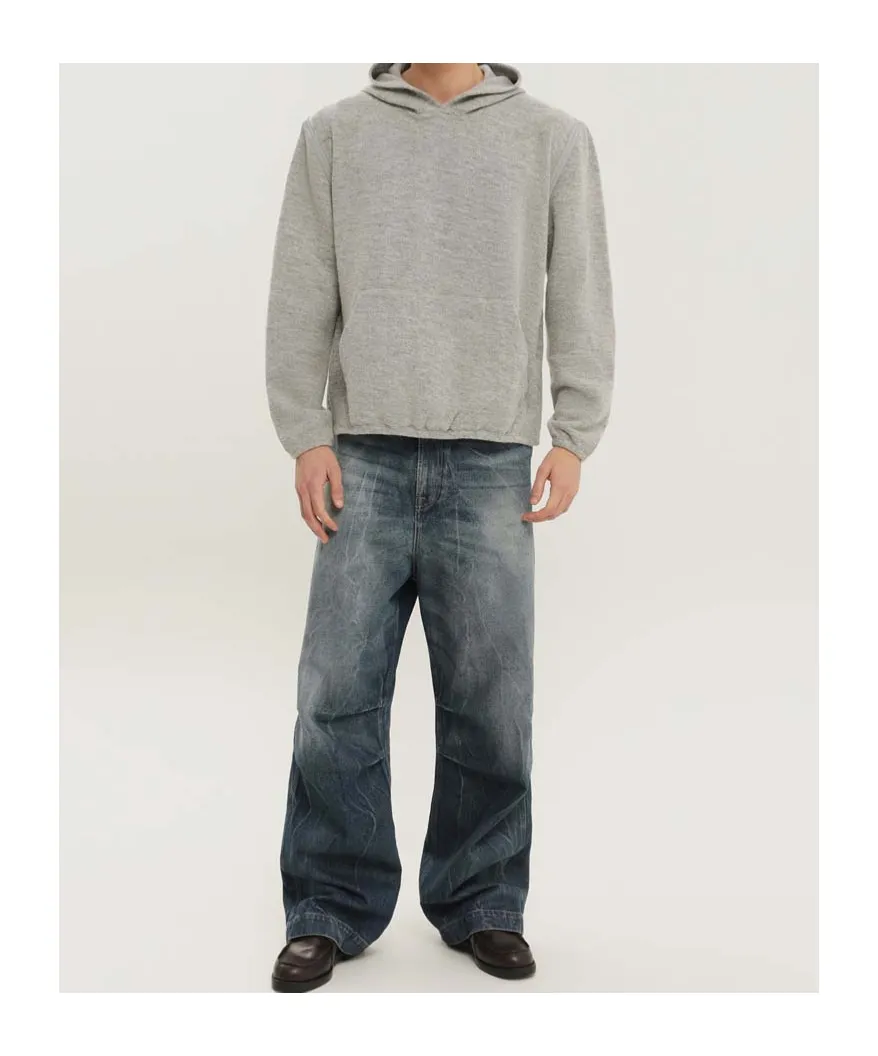Cut Knit Hoodie