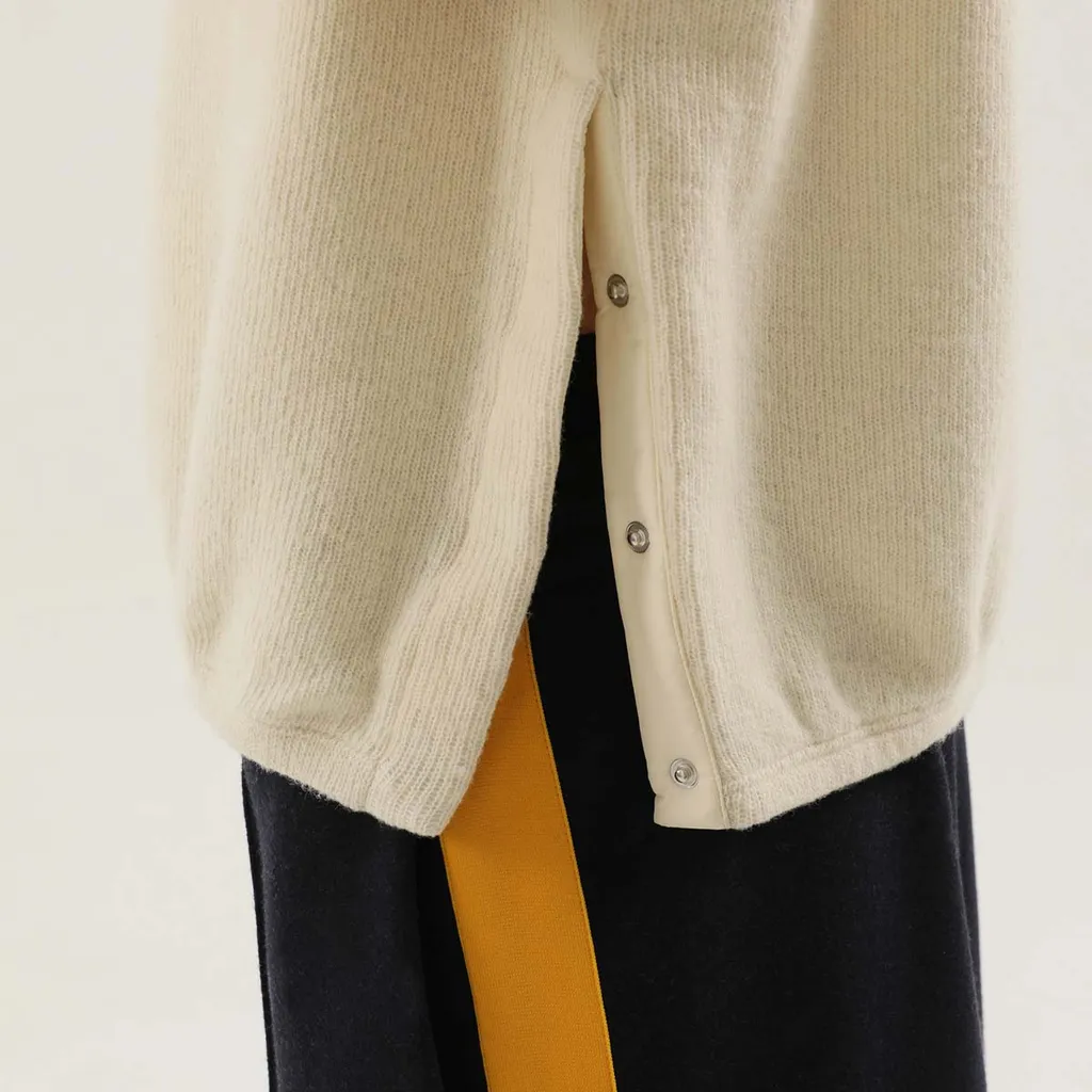 Cut Knit Crewneck Sweater