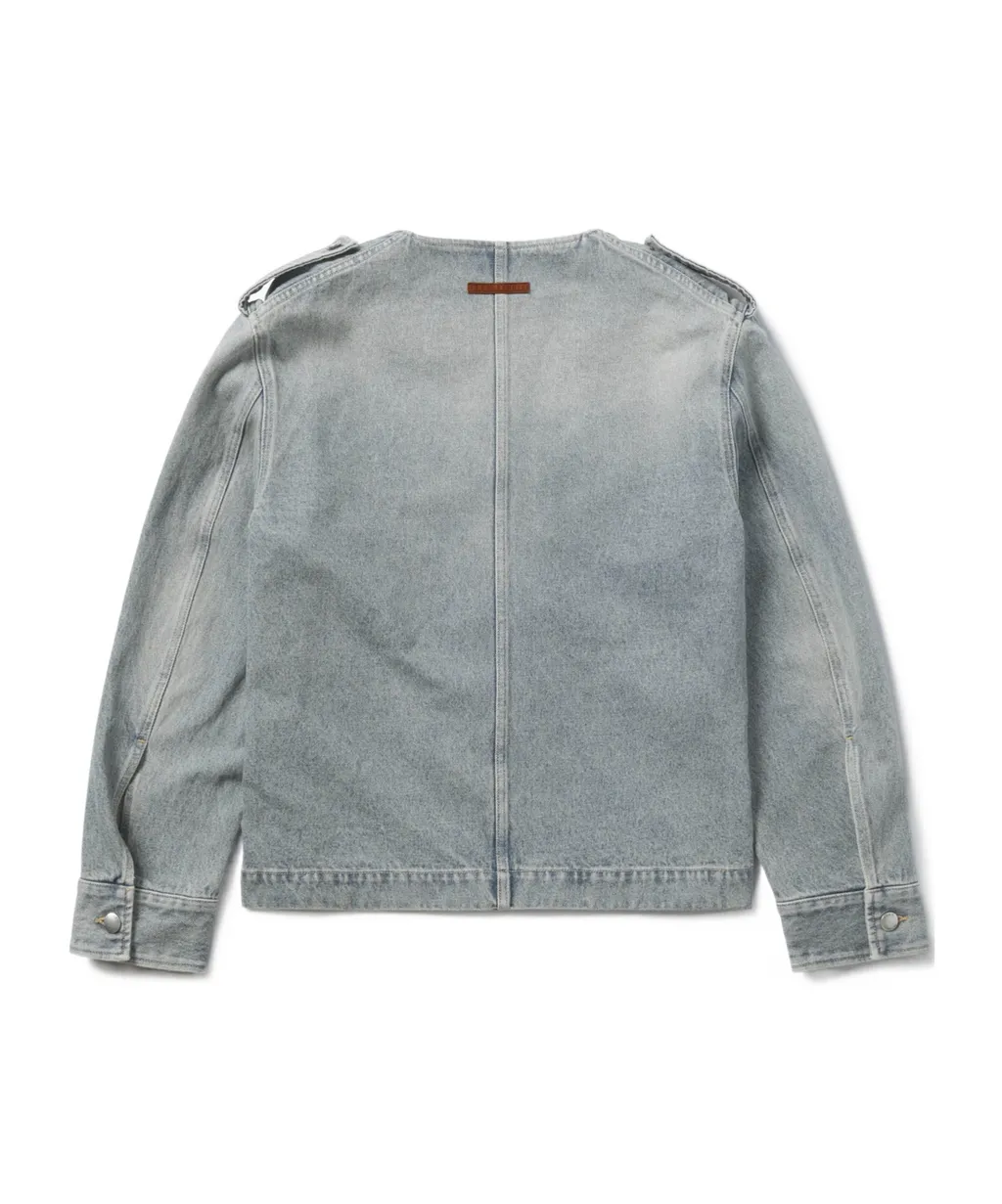 Patched Denim Jacket