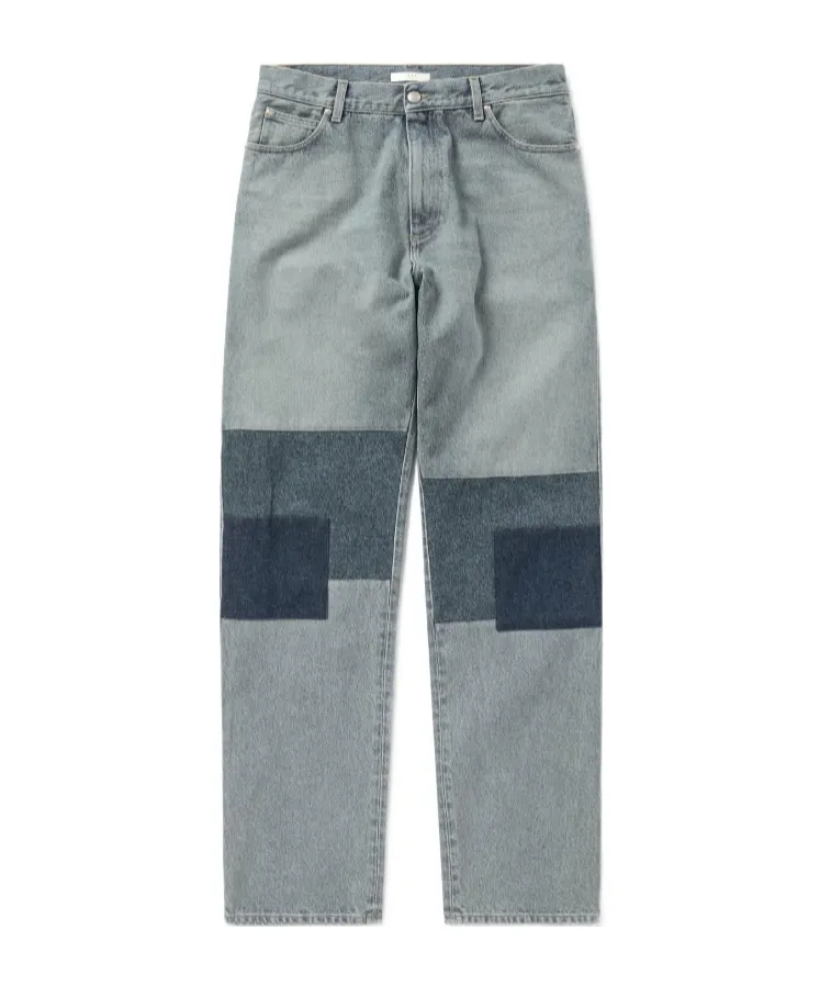 1989 Studio Patchwork Straight-Leg Jeans