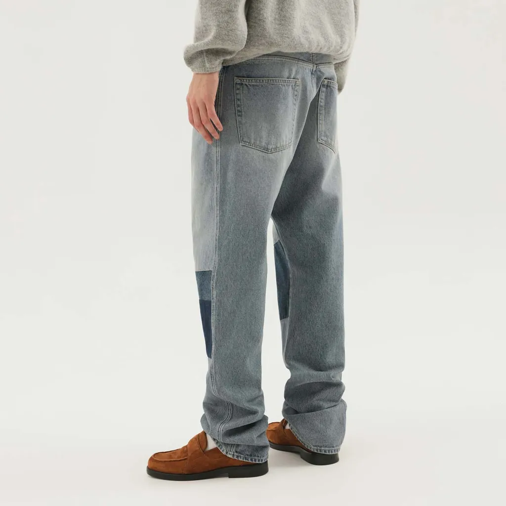 1989 Studio Patchwork Straight-Leg Jeans