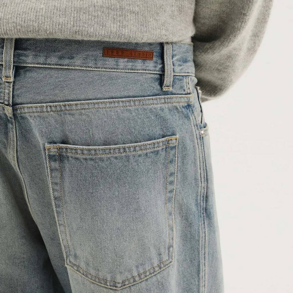 1989 Studio Patchwork Straight-Leg Jeans